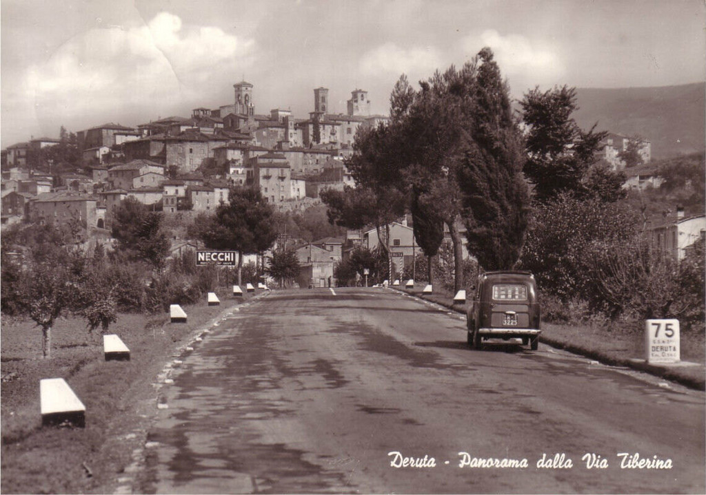 Deruta, Panorama dalla Via Tiberina