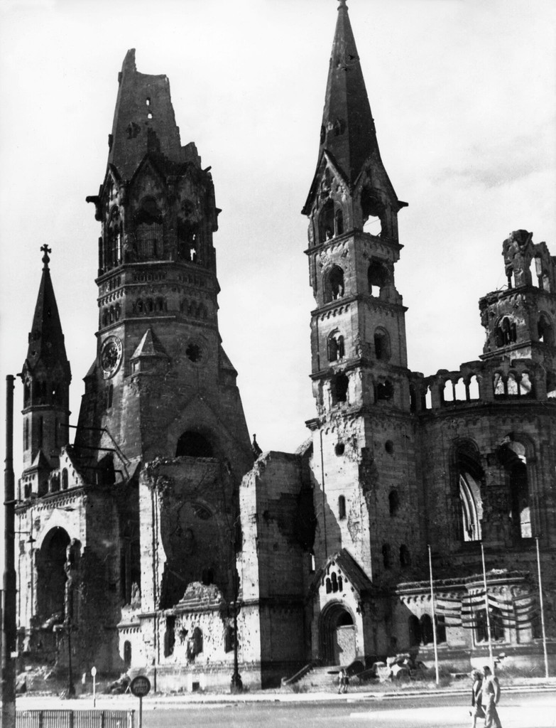 Die Ruine der Kaiser-Wilhelm-Gedächtniskirche