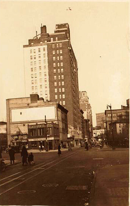 Seventh Avenue South, at N.E. corner of Christopher Street