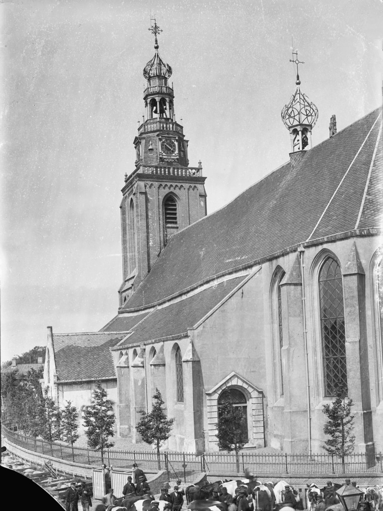 Hervormde Kerk in Schagen voor de brand