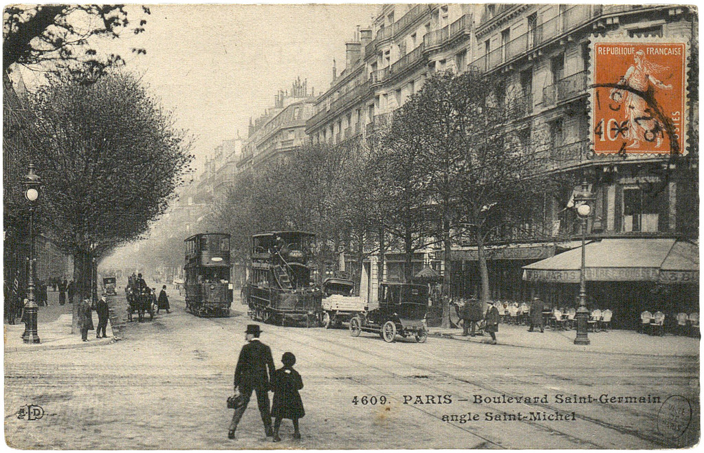 Boulevard Saint-Germain Angle Saint-Michel