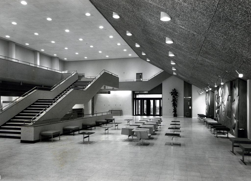 Main foyer shortly after opening