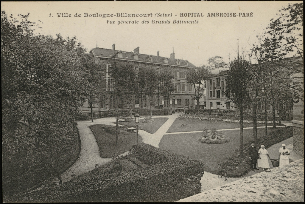 Hôpital Ambroise-Paré - Vue générale des Grands Bâtiments