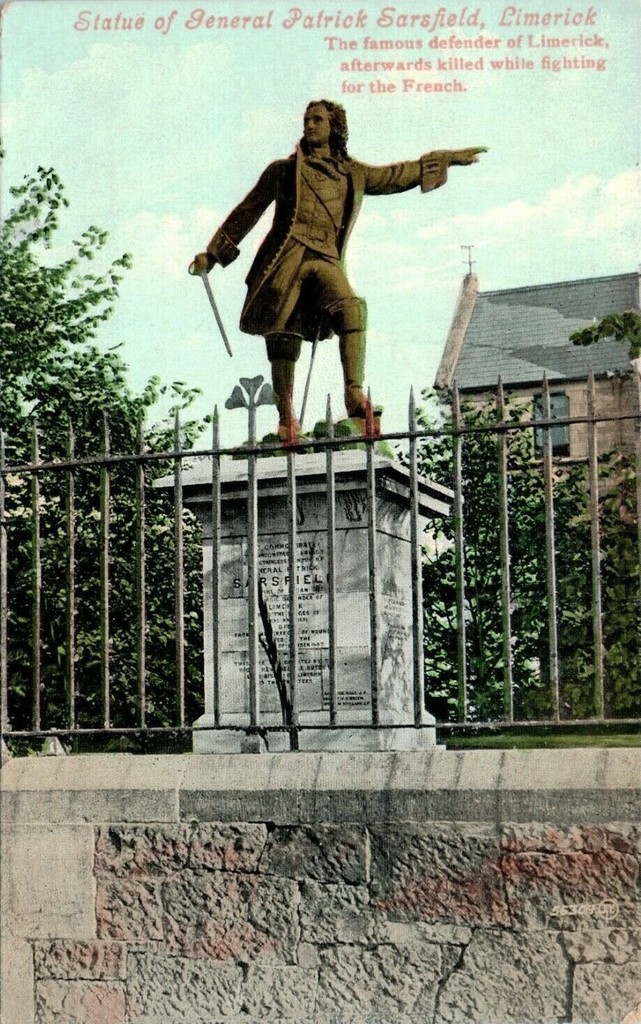 Limerick. Statue of General Patrick Sarsfield