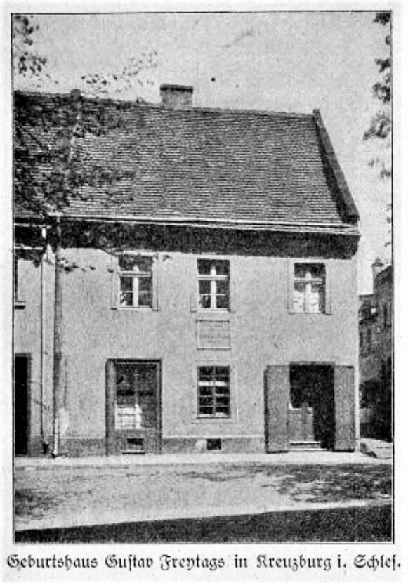 Kluczbork / Kreuzburg O. Miejsce urodzenia Gustav Freydays.