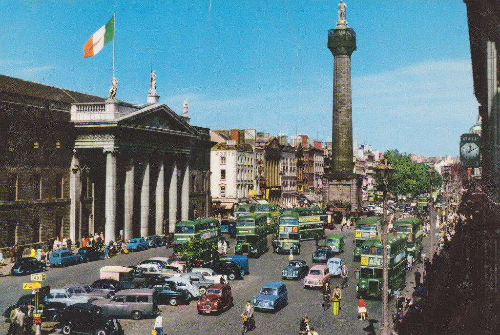 Nelson's Pillar, and General Post Office, O'Connell Street