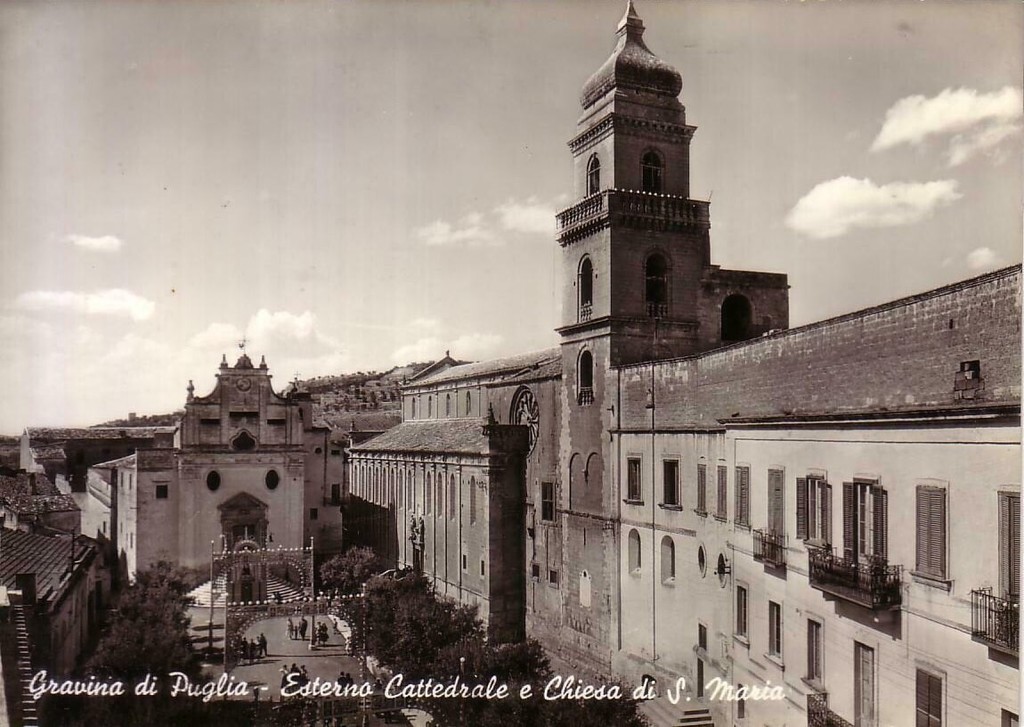 Gravina di Puglia, Esterno Cattedrale e Chiesa di Santa Maria