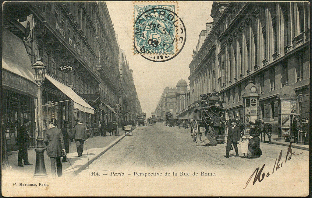 Perspective de la Rue de Rome