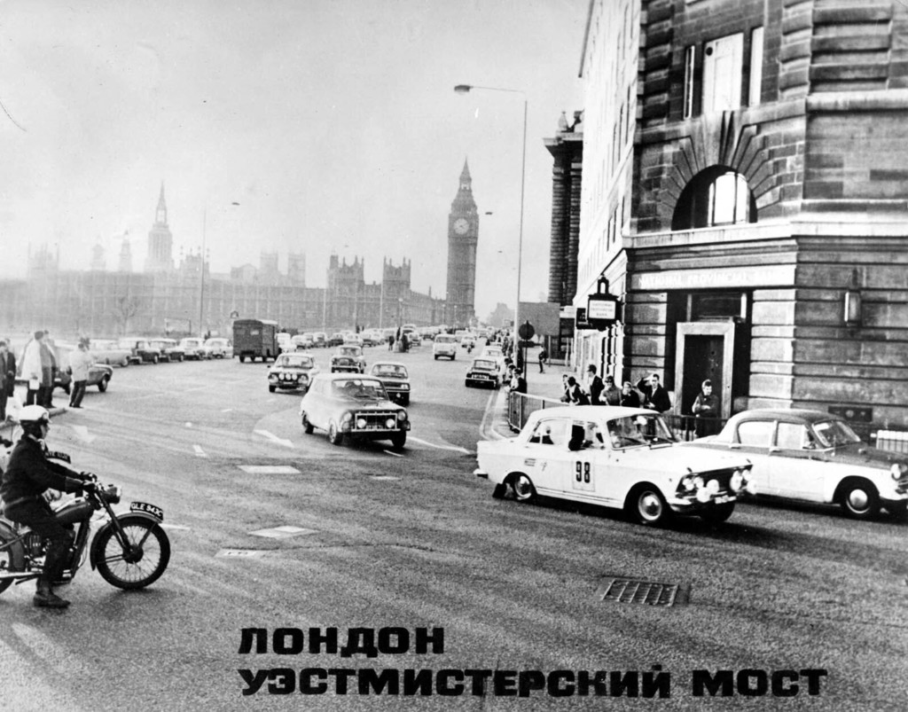 Moskvich 412 in the 1968 London-Sydney rally