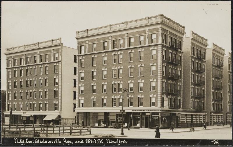 N. W. Cor. Wadsworth Ave. and 181st St., New York.