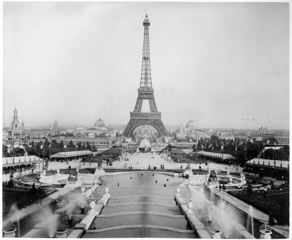 Exposition universelle de 1889: le parc Trocadéro et de la Tour Eiffel