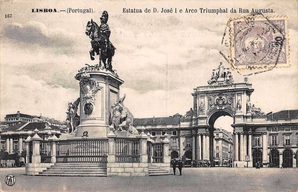 Estátua equestre de D. José I & Arco da Rua Augusta