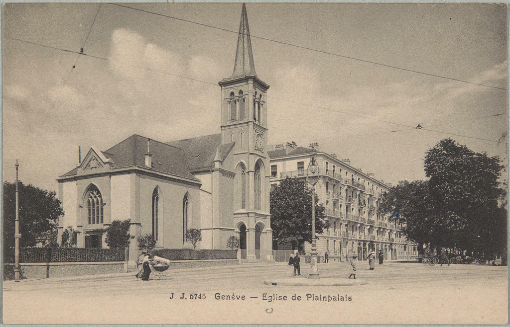 Avenue du Mail: Eglise de Plainpalais