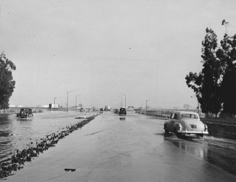 Flooded Pioneer Boulevard
