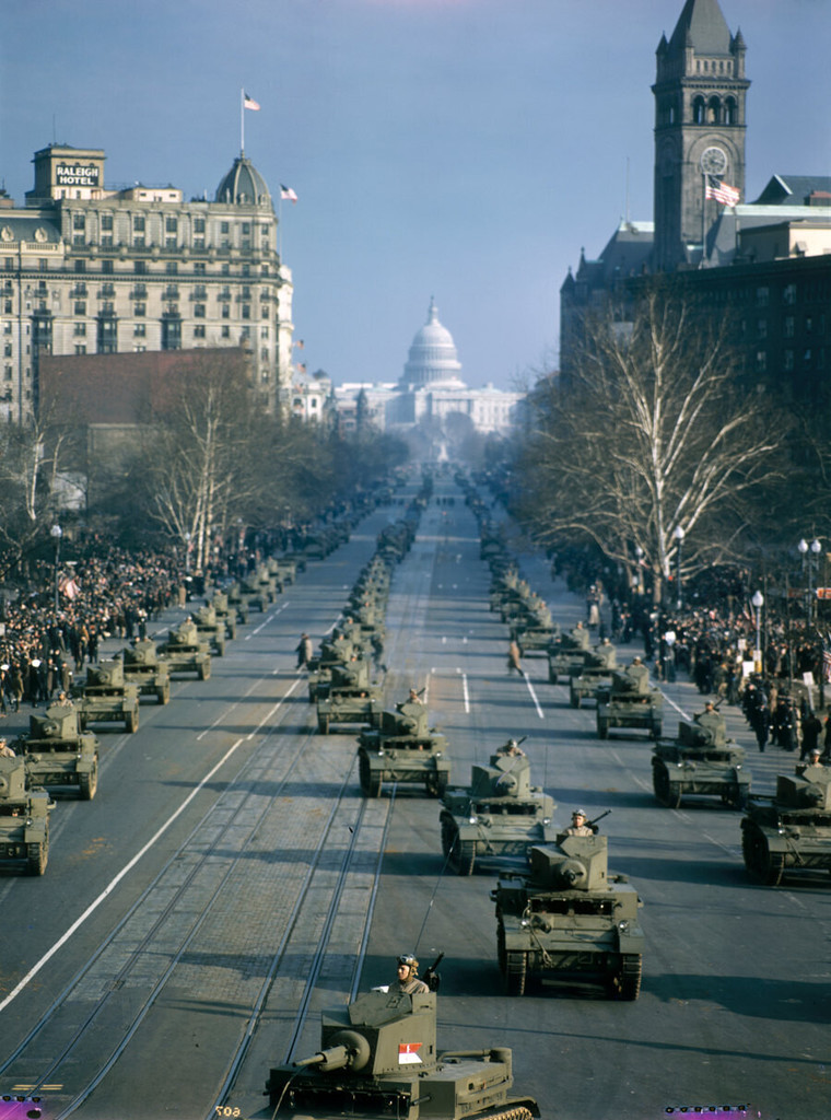 Military parade in Washington