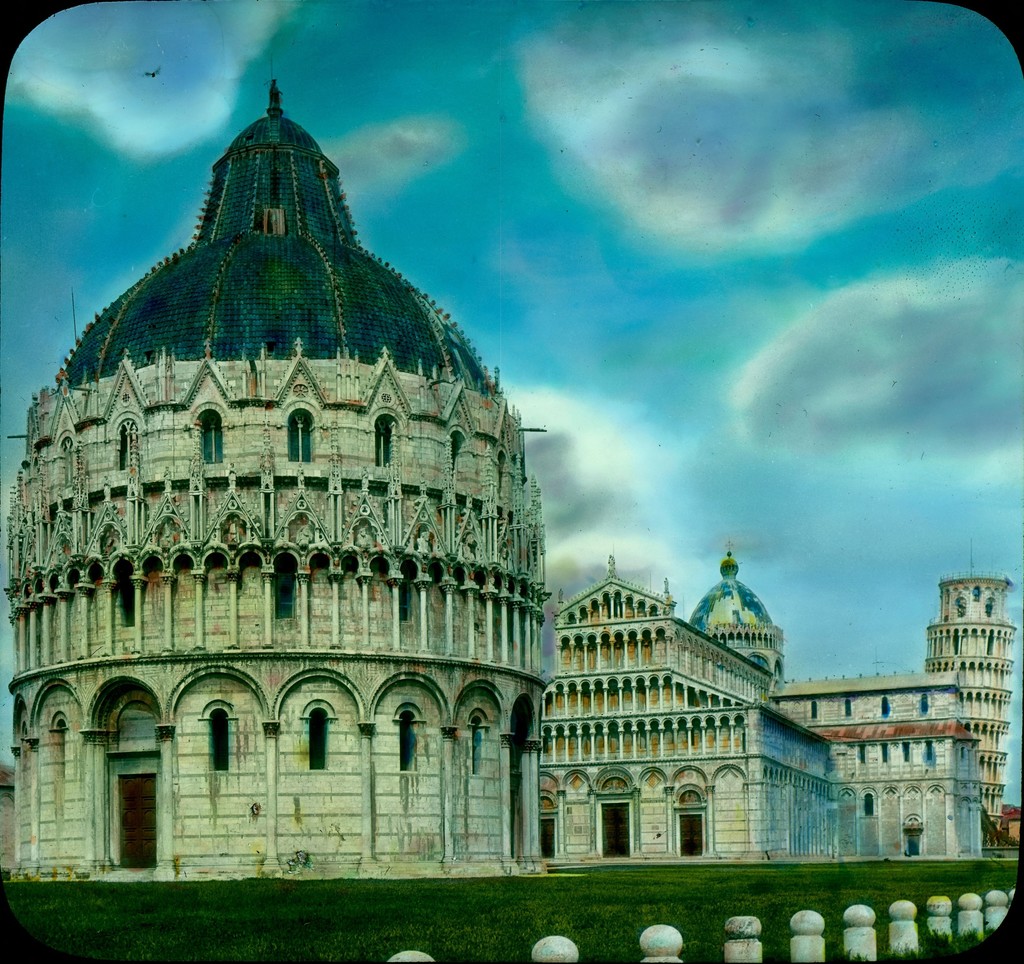 Battistero, Cattedrale e Campanile. Pisa - battistero, cattedrale, torre pendente