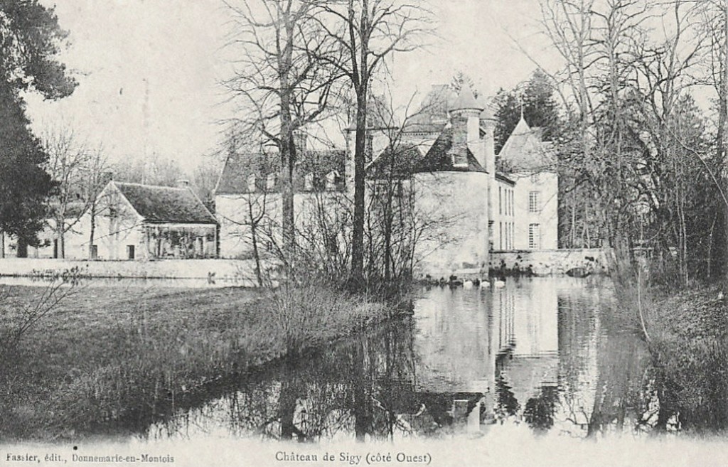 Château de Sigy. Côté Ouest