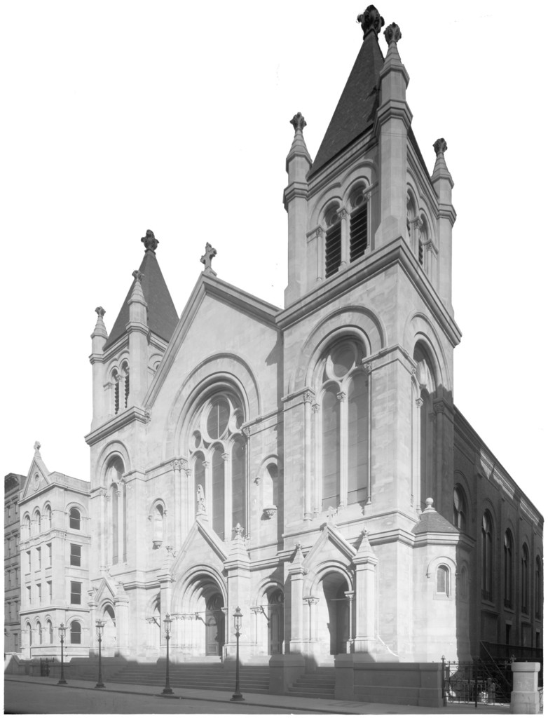 East 117th Street. St. Paul's Roman Catholic Church