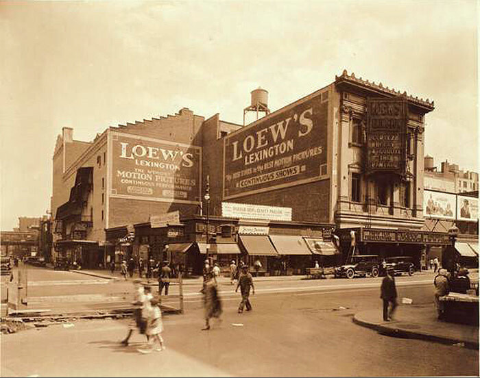 Lexington Avenue, at the S. E. corner of East 51st Street, showing Loew's Lexington Theatre