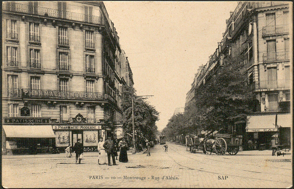 Montrouge. Rue d'Alésia
