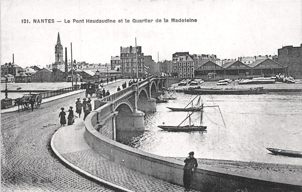 Le Pont Haudaudine et le quartier de la Madeleine
