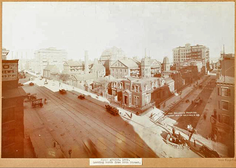 First Avenue. 1909. Looking North from 26th Street.
