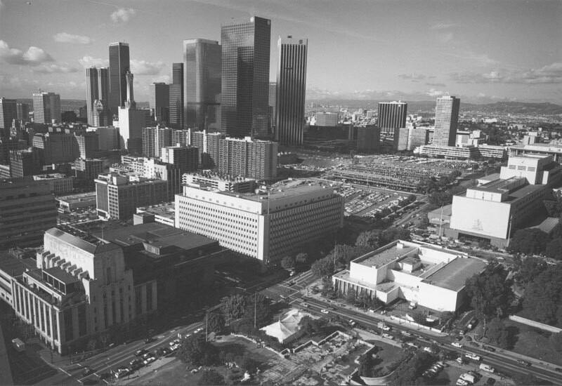 Panoramic view of downtown Los Angeles