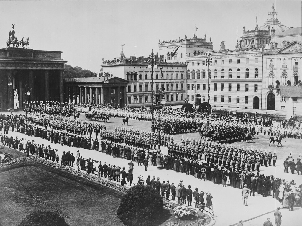 Ankunft des Kaisers Nikolaus II. von Rußland in Berlin