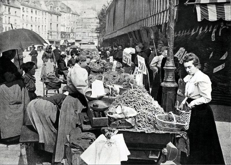 Le marché de la rue Mouffetard