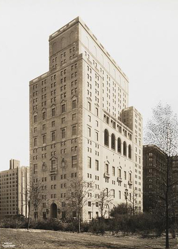 West 59th Street and Seventh Avenue. New York Athletic Club