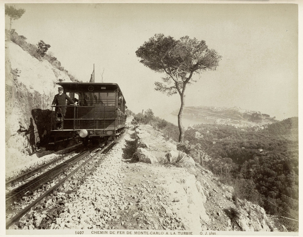 Chemin de fer de Monte Carlo à la Turbie