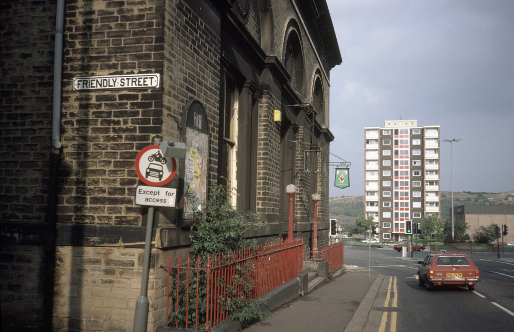 Huddersfield. View of Ibbotson Flats from the west