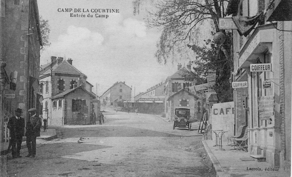 Camp de La Courtine, entrée du Camp