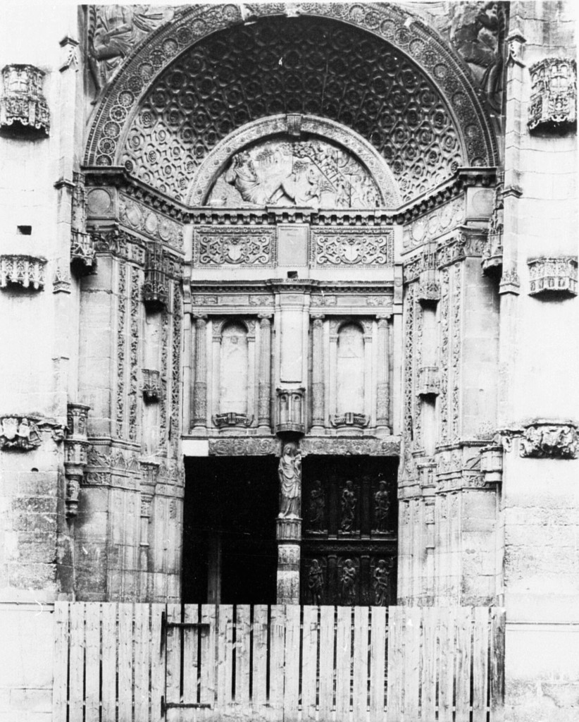 Gisors. Cathédrale, portail principal