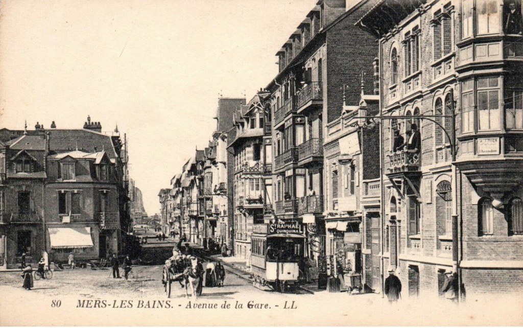 Mers-les-Bains. Avenue de la Gare