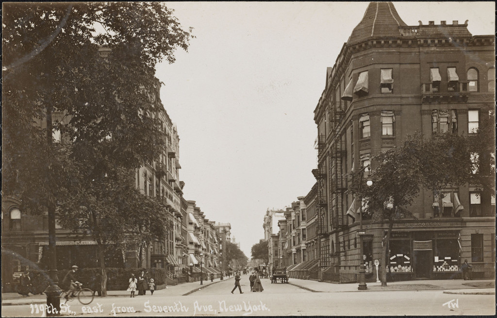 119th Street, east from Seventh Avenue