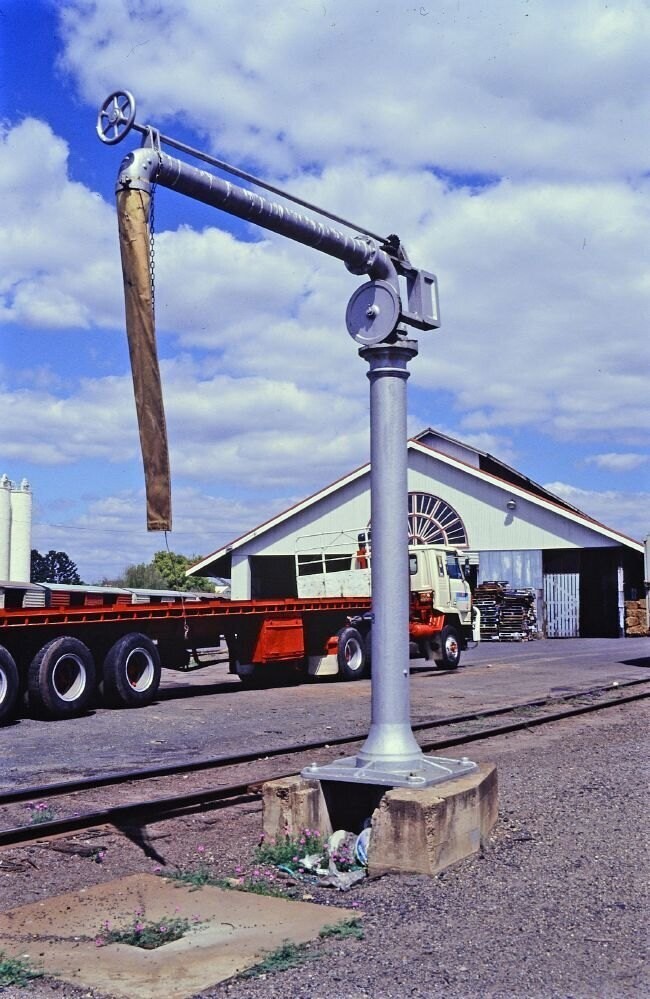 Toowoomba. Railway Station: Water Crane