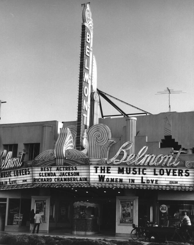 Marquee, Belmont Theater