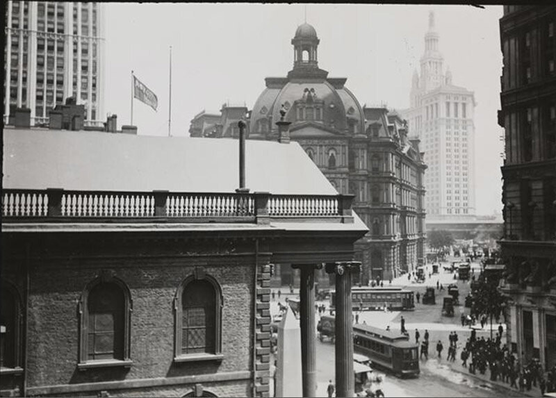 The Old Post Office, from Broadway at St. Paul's Church
