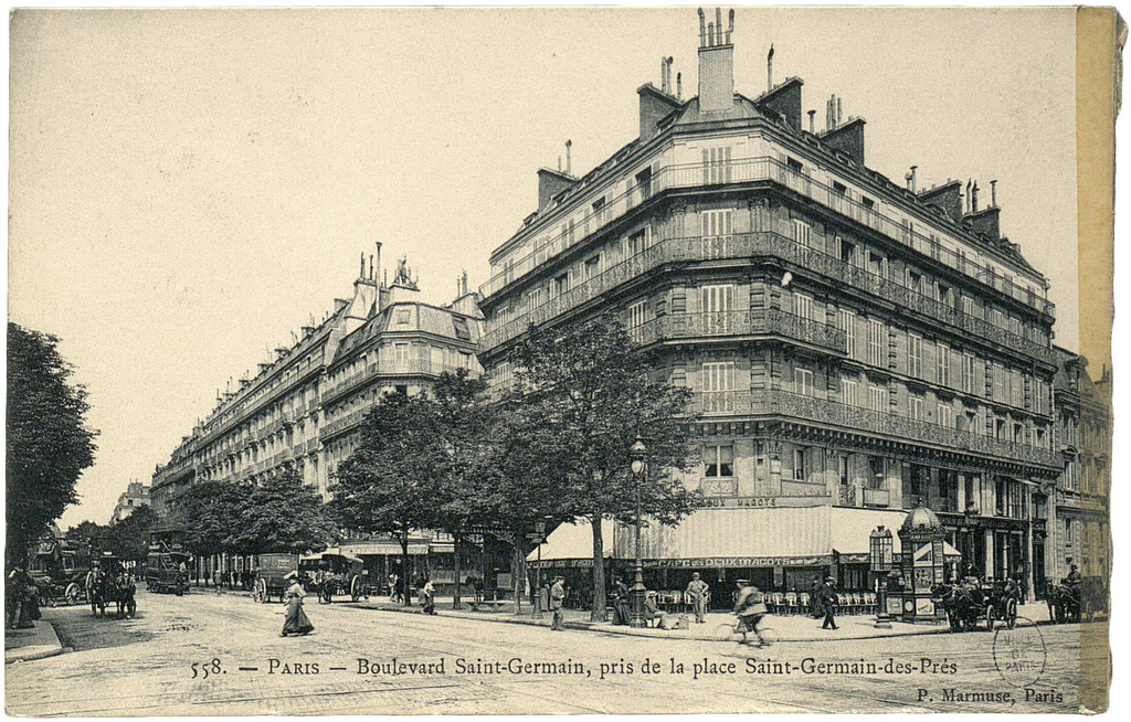 Boulevard Saint-Germain, pres de la Saint-Germain-des-Prés