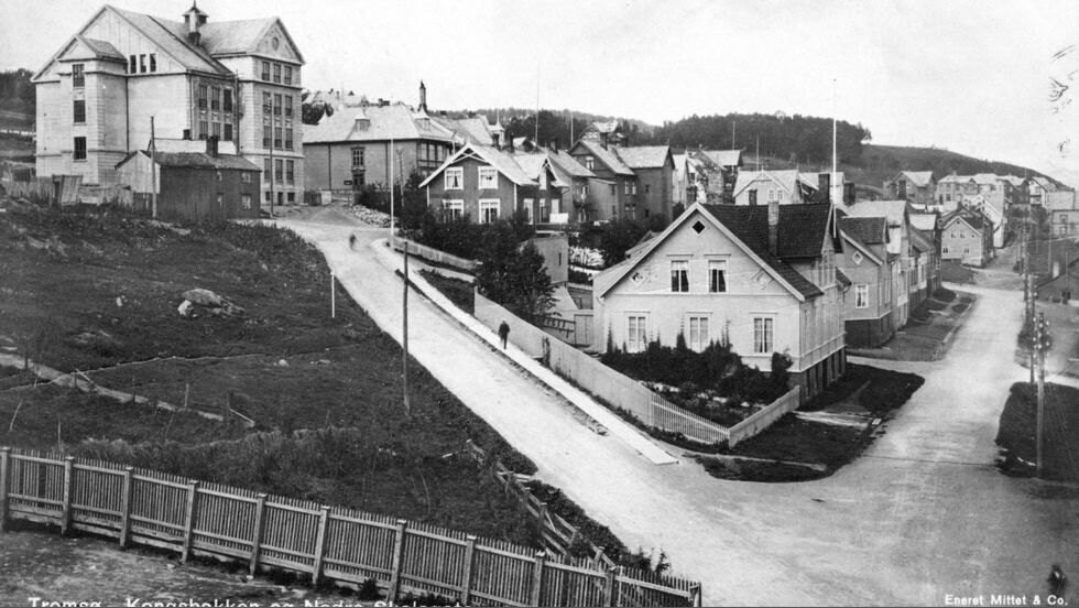 Vannsletta og huset i Gyllenborgkrysset, Tromsø