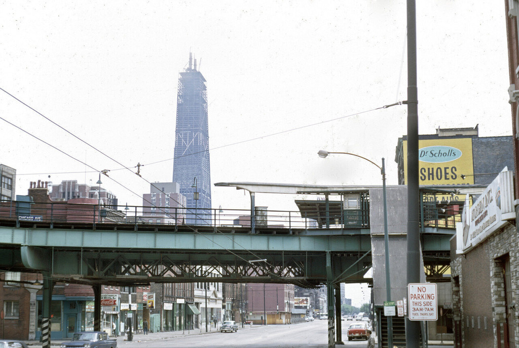 John Hancock Tower Chicago in 1968