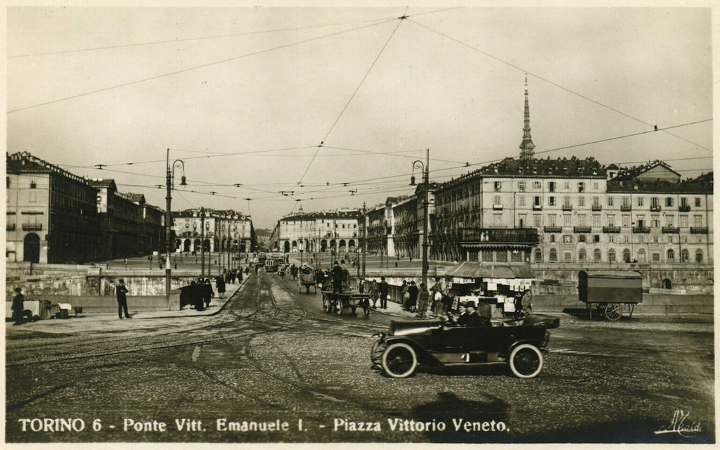 Ponte Vittorio Emanuele I e Piazza Vittorio Veneto