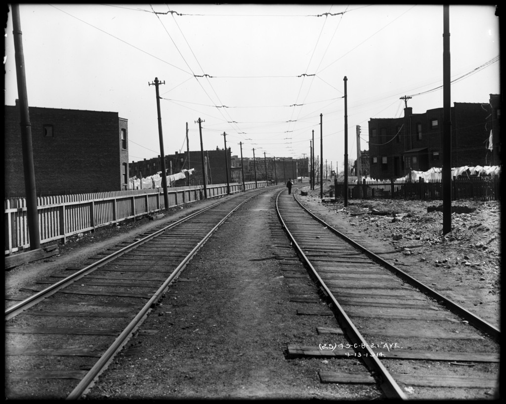 Sea Beach Line right-of-way at 21st Avenue
