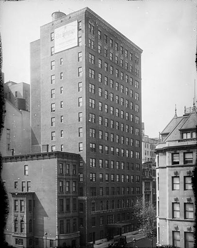 Park Avenue at the S.W. corner 67th Street. Hotel Sulgrave, general exterior.