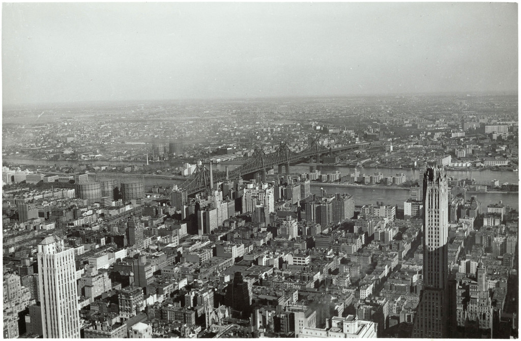 View from the observation roof of Rockefeller Center, eastwards