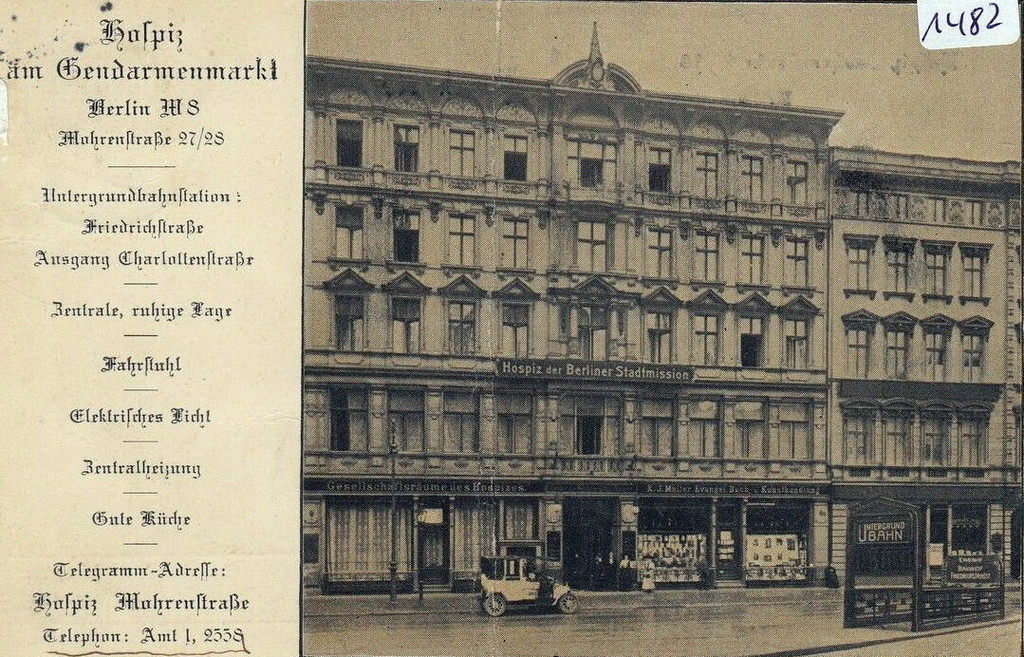 Mohrenstraße 27-28: Hospiz der Berliner Stadtmission