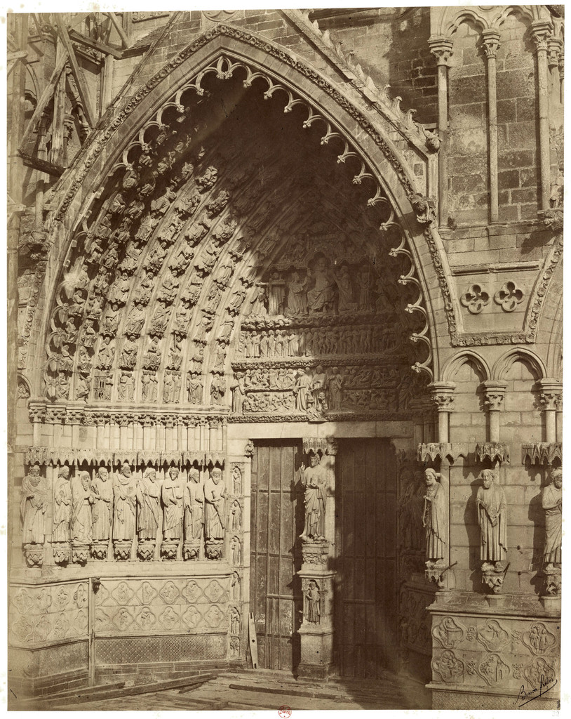 Amiens. Cathédrale, façade occidentale, portail central