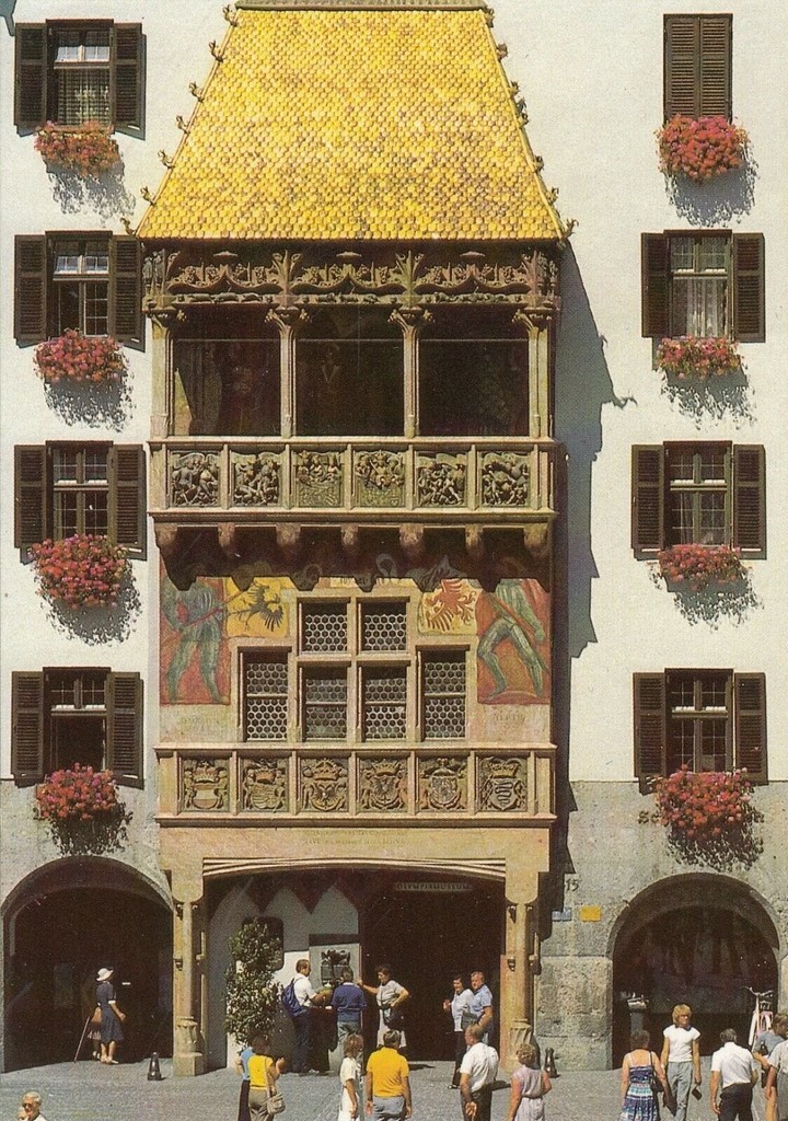 Innsbruck. Blick auf das Goldene Dachl