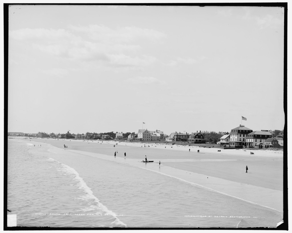 South from ocean pier